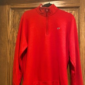 Vineyard vines 1/4 zip in RED!